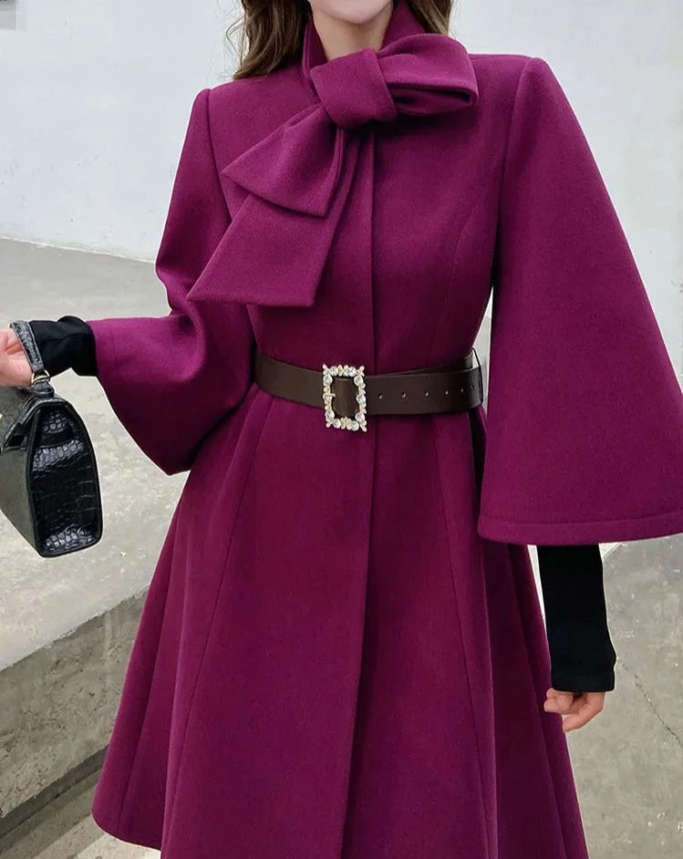 Women's purple coat