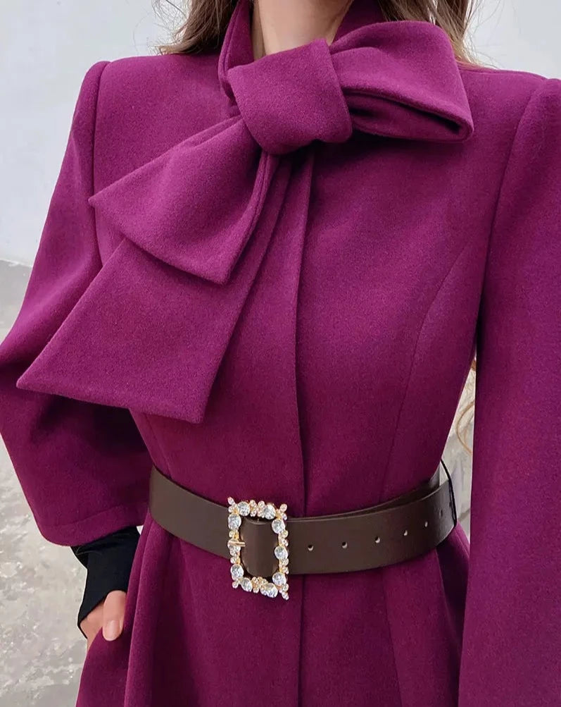 Women's purple coat