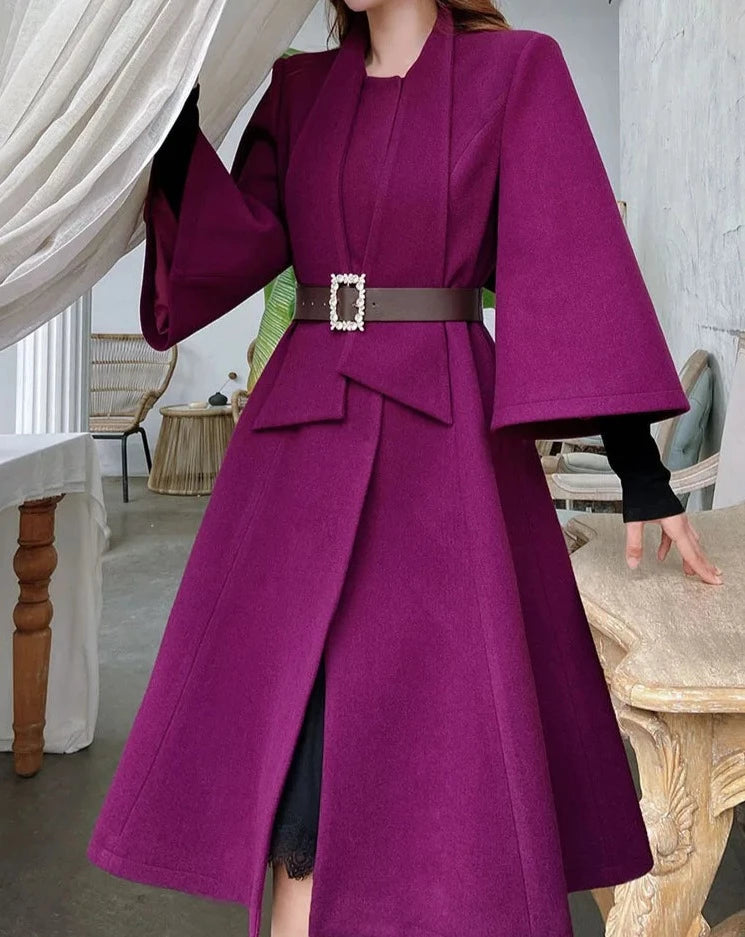 Women's purple coat