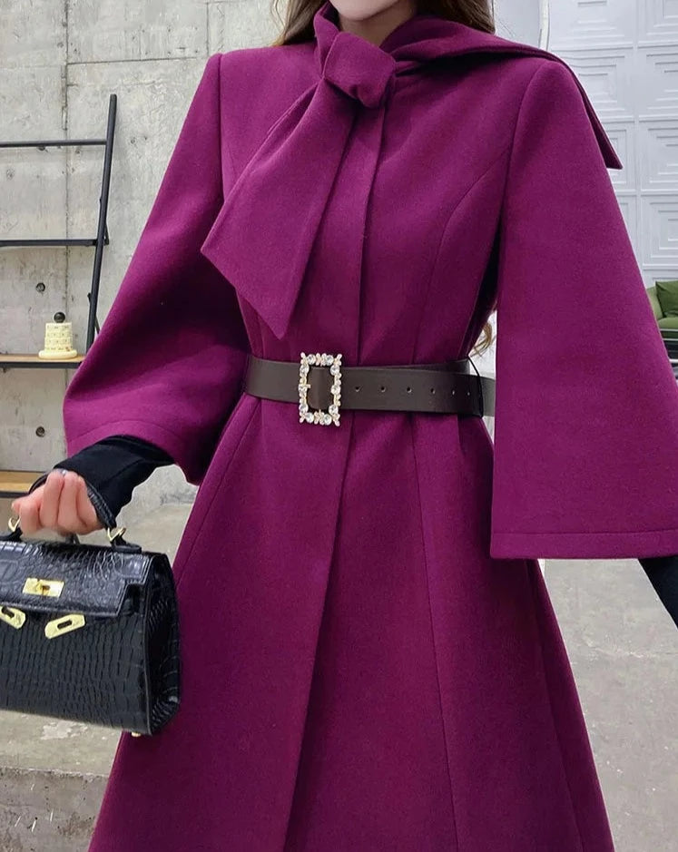 Women's purple coat