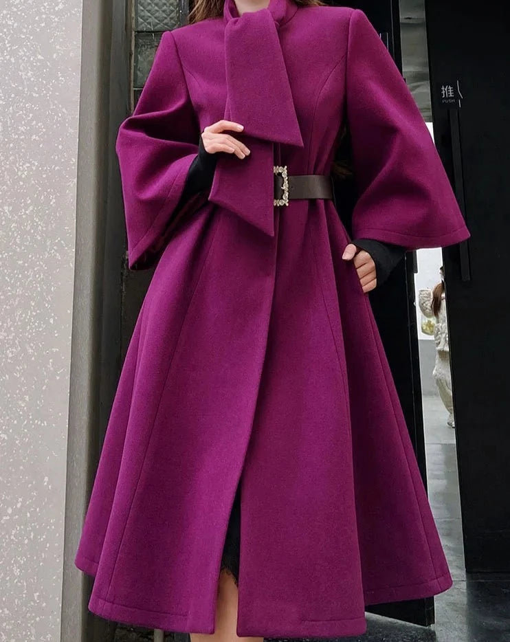 Women's purple coat