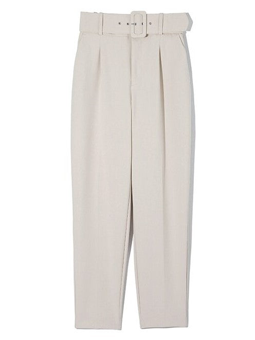 ANNA High Waist Belted Ankle Length Pants
