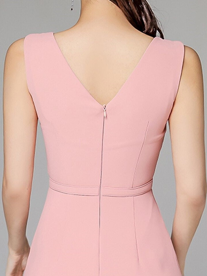 Women's pink sheath dress